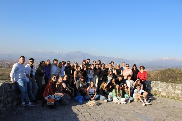 Studenten Toerisme en Recreatiemanagement op studiereis in Albanië