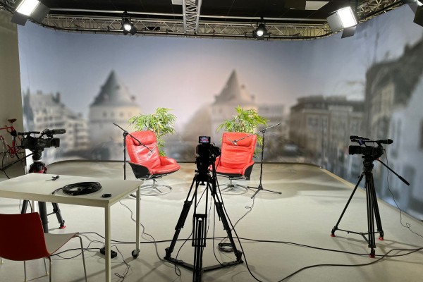 Televisiestudio Journalistiek Newsroom 
