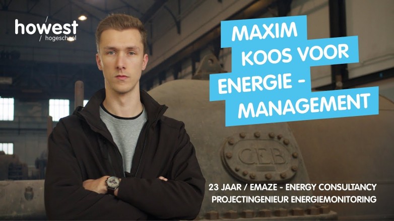 Alumnus Maxim, Projectingenieur Energiemonitoring bij Emaze - Energy consultancy