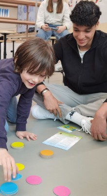 Student met kind