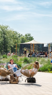 Howest Campus Brugge Station - Binnenplein