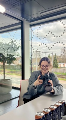 Fien op stage bij KIXX