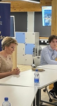 Howest-student neemt deel aan rondetafelgesprek met koningin Mathilde tijdens staatsbezoek aan Zuid-Afrika